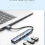 VENTION CKOHB USB 3.0 To USB 3.0/USB 2.0x3 Mini Hub 0.15M Gray Metal Type image
