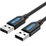 VENTION COJBG USB 2.0 A Male to A Male Cable 1.5M Black PVC Type image