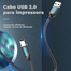 VENTION COQBJ USB 2.0 A Male to B Male Cable 5M Black PVC Type image
