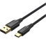 VENTION CTFBF Nylon Braided USB 2.0 A Male to C Male 3A 1M Cable Black image