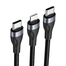 VENTION H17BAV Cotton Braided USB 2.0 1.2M Cable Black image