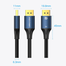 VENTION HCELG Cotton Braided DP Male to Male HD Cable 8K 1.5M Blue Aluminum Alloy Type image