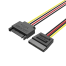 VENTION KDABY SATA 15P Power Extension Cable 0.3M Black image