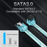 VENTION KDDSD SATA3.0 Cable 0.5M Blue image