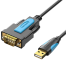 VENTION VAS-C02-B150 USB to RS232 Serial Adapter Black 1.5M image