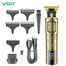 VGR V-073 Professional Hair Trimmer with LED Display for Men image