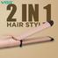 VGR V-572 StraightCare Essential 2-in-1 Hair Straightener and Curler for Women image