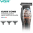 VGR V-953 Graffiti Design Professional Rechargeable Cordless Hair And Beard Trimmer With Stainless Steel Blades image