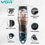 VGR V-953 Graffiti Design Professional Rechargeable Cordless Hair And Beard Trimmer With Stainless Steel Blades image