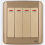 VGTEC 4 gang 1 way switch (Golden series) image