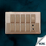 VGTEC 8 Gang Switch with Fan Dimmer and 2 Pin Socket (Platinum Series) image