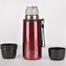 IHW Vacuum Flask Double Lid 500 ml Maroon image