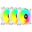 Value-Top CR10-W1298ARGB 3 In 1 ARGB Case Fan White image