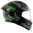 Vega Bolt Octopus Black Neon Green Helmet image