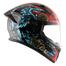 Vega Bolt Wild Black Blue Helmet image