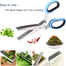 Vegetable Cutter 5 Blade Scissor (Any Color) image