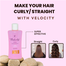 Velocity Home Permanent - For Hair Curling And Straightening 100 ml (Baby Pink) image