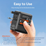 Vention FJEB0 20W 3-Port Travel Adapter (Black) image