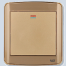 VGTEC 1 Gang 1 Way Switch (Golden Series) image