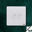 VGTEC 2 Gang 1 way switch (Classic series) image