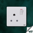 VGTEC 3 Pin Round Socket With Wwitch (Classic Series) image