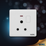 Vgtec 3 Pin round socket with switch (Cute series) image