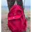 Vintage Style Backpack Simple Large Capacity Backpack - Red image