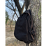 Vintage Style Backpack Simple Large Capacity Backpack - Black image