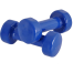 Vinyl Dumbbell 2 Kg - 1Pair - Blue image