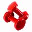 Vinyl Dumbbell 3 Kg 1 Pair - Red image