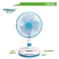 WEIDASI Rechargeable desk fan (with Led light) image