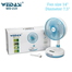 WEIDASI Rechargeable desk fan (with Led light) image