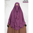 Wafa Double Layer Ready Hijab And Niqab | Light-Purple image