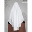 Wafa Double Layer Ready Hijab And Niqab | White image