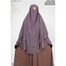 Wafa Double Layer Ready Hijab And Niqab | Deep Mocha image