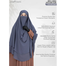 Glam Touch Wafa Double Layer Ready Hijab And Niqab | image