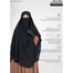 Glam Touch Wafa Double Layer Ready Hijab And Niqab | image