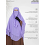 Glam Touch Wafa Double Layer Ready Hijab And Niqab | image