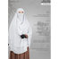 Wafa Double Layer Ready Hijab And Niqab | White image