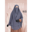 Glam Touch Wafa Double Layer Ready Hijab And Niqab | image