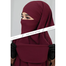 Glam Touch Wafa Double Layer Ready Hijab And Niqab | image