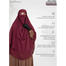 Glam Touch Wafa Double Layer Ready Hijab And Niqab | image