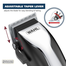 Wahl Home Haircutting Corded Clipper Kit with Adjustable Taper Lever and 10 Color Coded Guards for Easy Clipping and Trimming -523344791 image