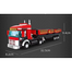 Wange Heavy Duty Truck Modal Building Block Set Educational And Entertainment Toy Wange 4970 Model 323Pcs image