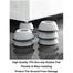 Wangq Non-slip Rubber Washing Machine Foot Pad, Anti-vibration Washing Machine Support, Support Shock And Noise Reduction Machine, For Stacking Furniture image