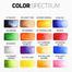 Water Color Cakes Paint 16 Colors Box for Student's Watercolor Painting image