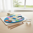Water Colors Plastic Artist Palette with brush, for kids (Medium Size) - 12 Pcs image