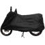 Waterproof All Season Bike Cover Dust Cover UV Protective Outdoor Indoor For Motorcycle 50 To 200cc Black Color image