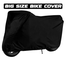 Waterproof All Season Bike Cover Dust Cover UV Protective Outdoor Indoor For Motorcycle 50 To 200cc Black Color image