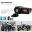 Waterproof Dual USB Motorcycle Phone 3.4A Fast Charger With Voltmeter image